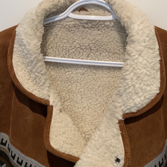 Vintage Suede Boho Oversized Jacket - Picture 7 of 10